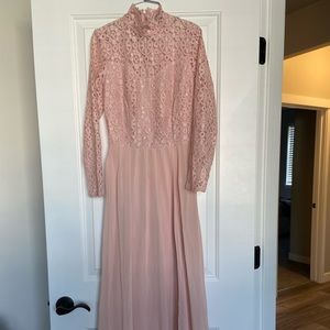 Formal Prom / Bridesmaids Lace Maxi Dress